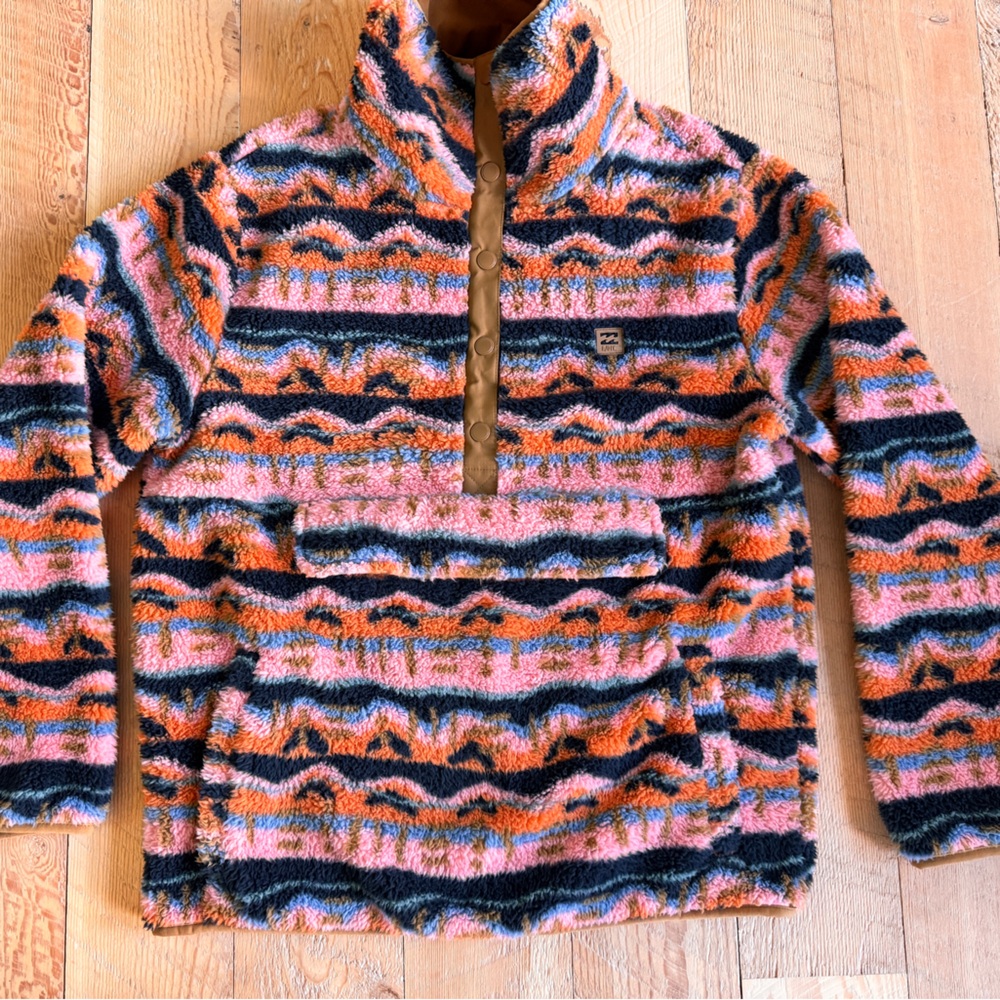 Billabong XL Colorful Striped fleece